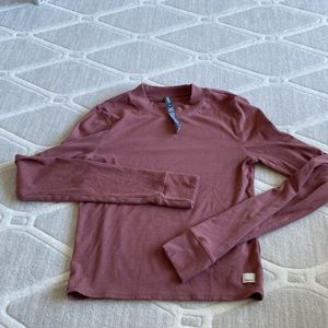 Vuori Long Sleeve Pose Rosewood size medium